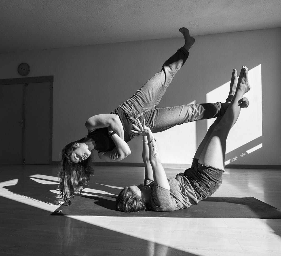 Acroyoga contrepoids